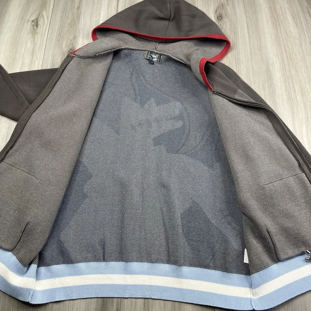 KON Memphis Made Full Zip Hoodie Sweatshirt Unisex Size S Small OS Graphic Print - Picture 9 of 14